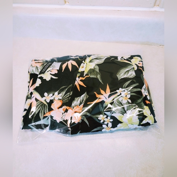 DIVIDED BY H&M TROPICAL FLORAL BEACH WEAR SUMMER COVER UP WOMEN'S SIZE  S - Picture 8 of 8